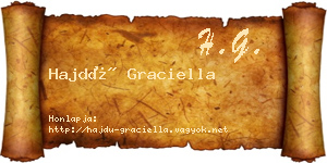 Hajdú Graciella névjegykártya